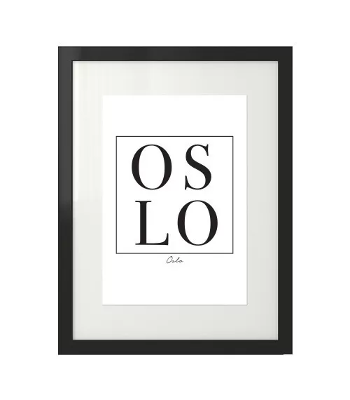Skandynawski plakat "OSLO"