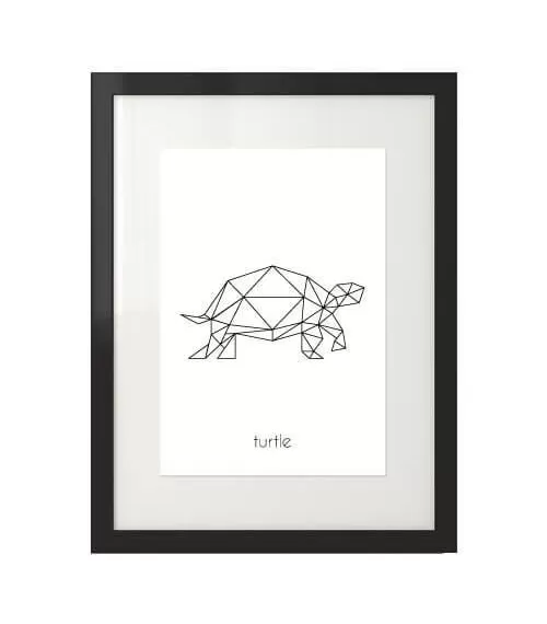 Plakat z żółwiem "Turtle"