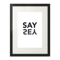 Plakat typograficzny "Say Yes"
