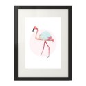 Plakat z białym flamingiem 2
