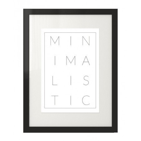 Nowoczesny plakat "MINIMALISTIC"