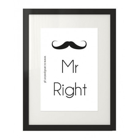 Free downloadable "Mr right" poster