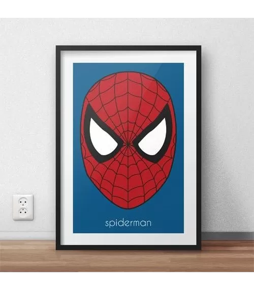 Plakat z postacią Spidermana