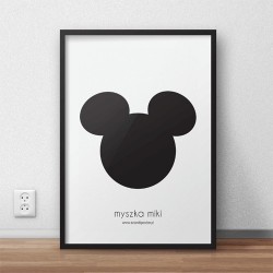 Darmowy plakat "Myszka Miki" do samodzielnego wydruku