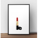Minimalistyczny plakat fashion Lipstick