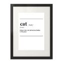 Plakat z napisem definicji słowa Cat 2
