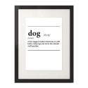 Plakat z napisem definicji słowa Dog 2