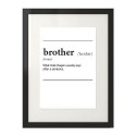 Plakat z napisem definicji słowa Brother 2