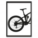 Plakat z tyłem roweru enduro 2