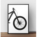 Zestaw plakatów z rowerem enduro downhill 2