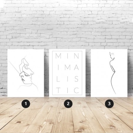 Set of 3 minimalist posters