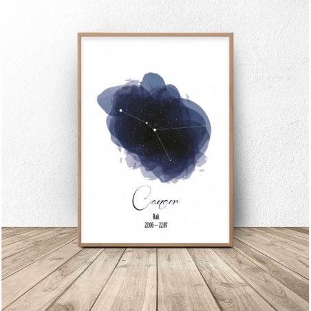 Poster with the constellation "Cancer"