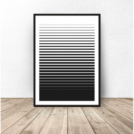 2 in 1 striped poster