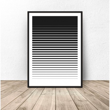 2 in 1 striped poster