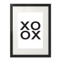 Plakat typograficzny XOXO 2