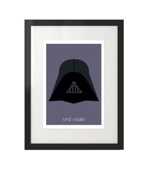 Plakat z postacią Lorda Vadera