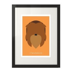 Plakat z postacią Chewbacca