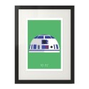 Plakat z postacią droida R2-D2 2