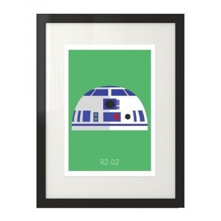 Plakat z postacią R2-D2 dla dzieci i  fanów filmu Gwiezdne Wojny
