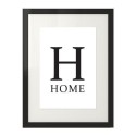 Plakat z napisem H - HOME 2