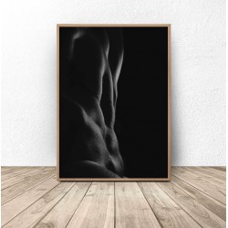 Sensualny plakat "Man's body"