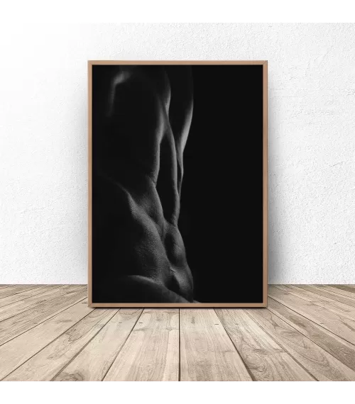 Sensualny plakat "Man's body"