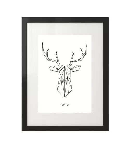Plakat z jeleniem "Deer"