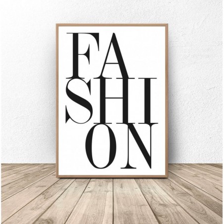 Decorative poster "Fashion"