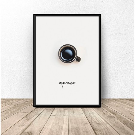 Poster for the kitchen and dining room "Espresso"