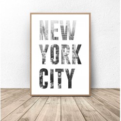 Zestaw dwóch plakatów "New York City"