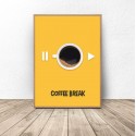 Plakat z kawą Coffee break 2