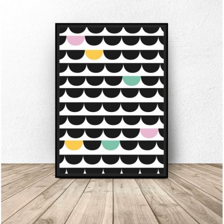 Geometric poster "Colorful abstraction"