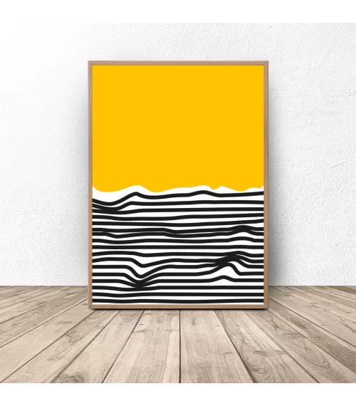 Abstrakcyjny plakat "Plaża"