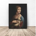 Plakat reprodukcja Dama z łasiczką Leonardo da Vinci 3
