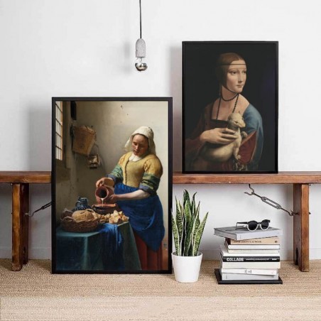Poster reproduction "The Milkmaid" by Jan Vermeer