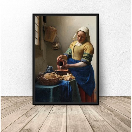 Poster reproduction "The Milkmaid" by Jan Vermeer