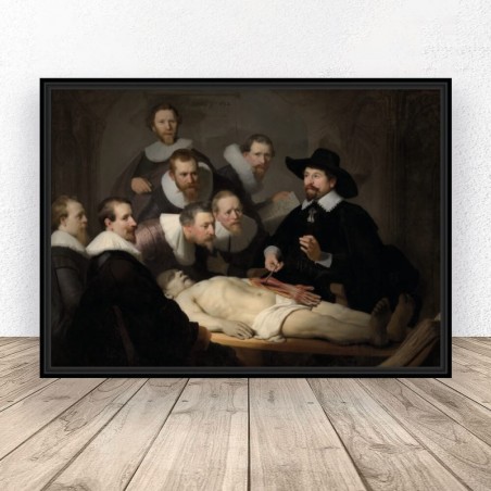 Poster reproduction "The Anatomy Lesson of Doctor Tulp" by Rembrandt