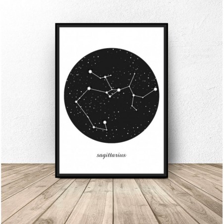 "Sagittarius" constellation poster