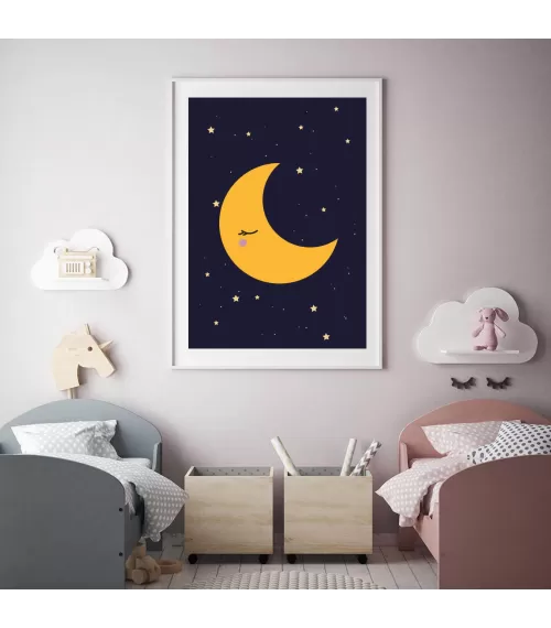 Zestaw plakatów "Księżyc i planety"