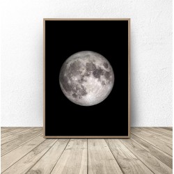 Plakat z księżycem "Moon"
