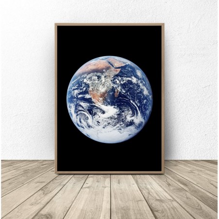 Zestaw dwóch plakatów "Ziemia i księżyc"