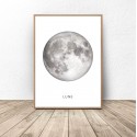Plakat z księżycem Lune 2