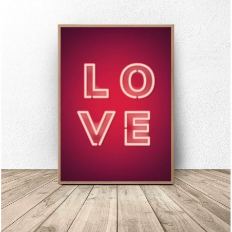 "Neon LOVE" poster