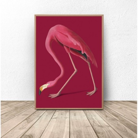 Set of two posters "Flamingo in Love"