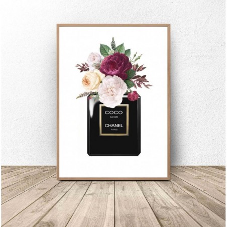 Set of two "Floral Chanel" posters