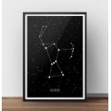 Plakat z gwiazdozbiorem Oriona