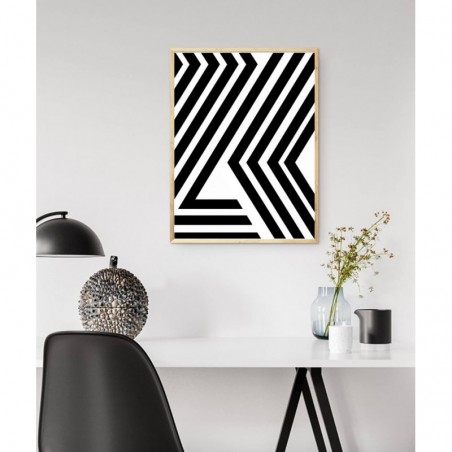 "Abstract stripes" poster