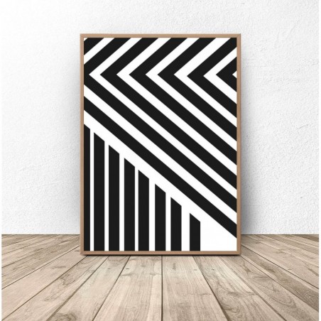 Set of two abstract posters "Stripes"