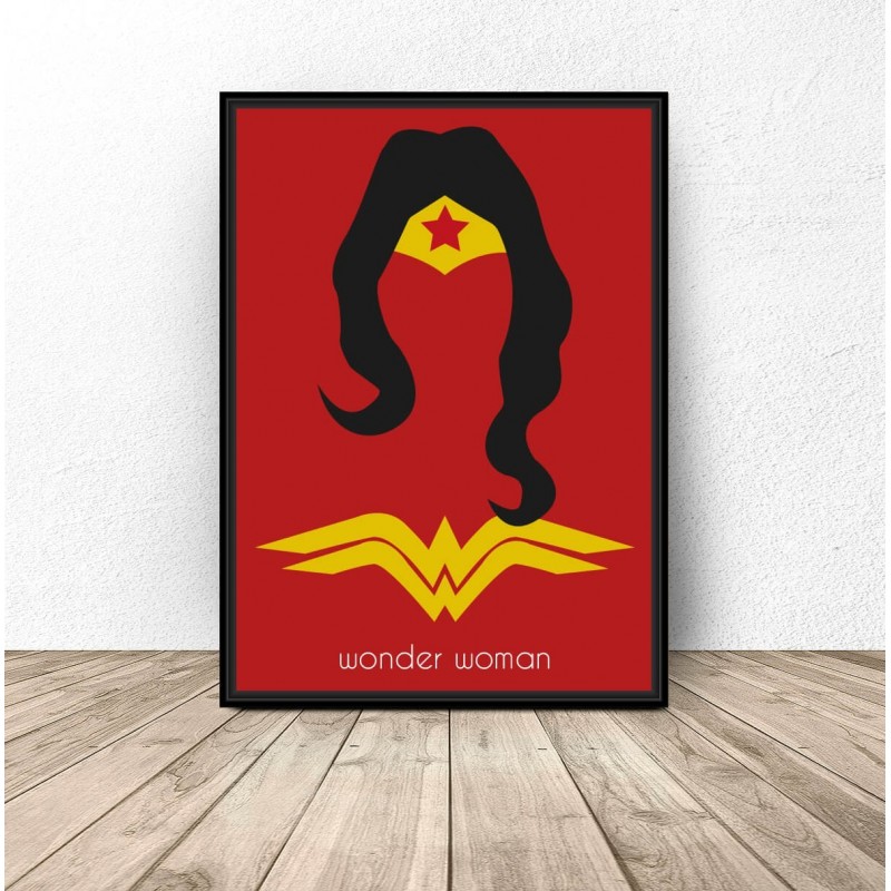 Plakat z postacią Wonder Woman