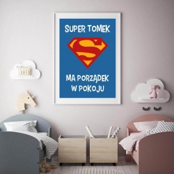 Plakat personalizowany "Super dziecko"